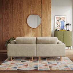 Newton Luxe Chenille Corner Chaise Sofa - thumbnail 3