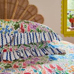 Sophie Robinson Sunshine Flowers 100% Cotton Duvet Cover & Pillowcase Set - thumbnail 2