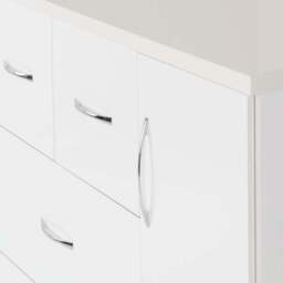 Nevada Small Single 5 Drawer Wardrobe - thumbnail 6
