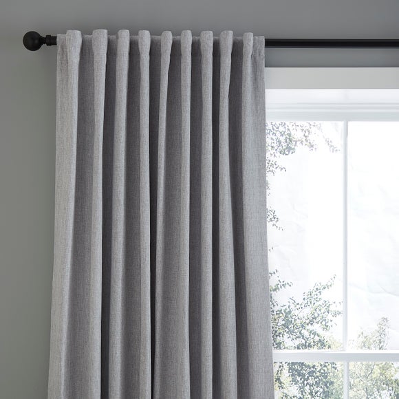 Chambray Microfibre Tab Top Curtains - image 1
