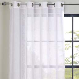 Boucle Eyelet Single Voile Panel - thumbnail 1