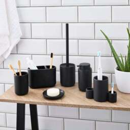 Matte Black Electric Toothbrush Holder - thumbnail 3