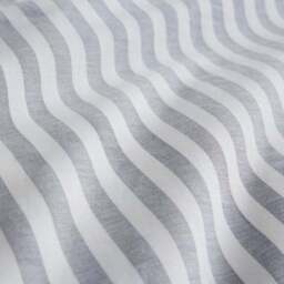 Portloe Stripe 100% Cotton Duvet Cover & Pillowcase Set - thumbnail 3