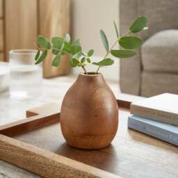 Mango Wood Bud Vase