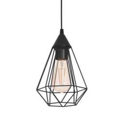 EGLO Tarbes Industrial 3 Light Adjustable Diner Ceiling Light - thumbnail 2