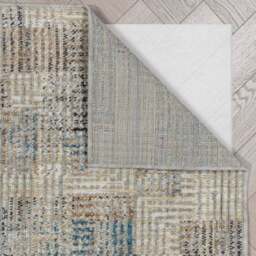 Geo Grid Modern Striped Rug - thumbnail 3