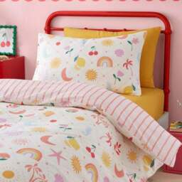 Bedlam Dreamscape Reversible Duvet Cover & Pillowcase Set - thumbnail 3