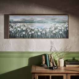 Moorland Landscape Framed Canvas