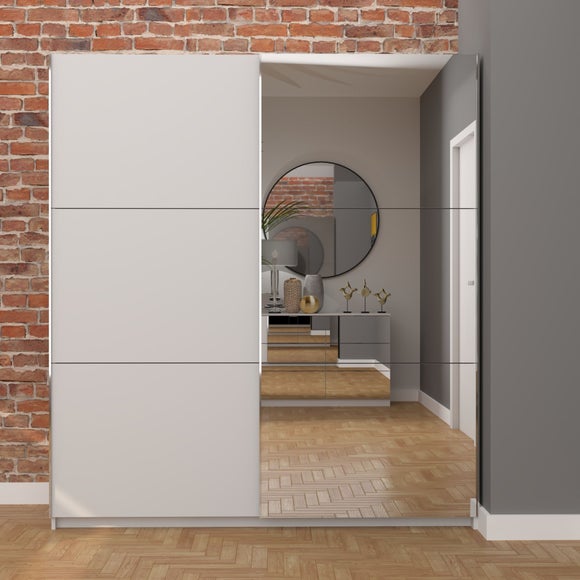 Norland 180cm Sliding Double Wardrobe - image 1