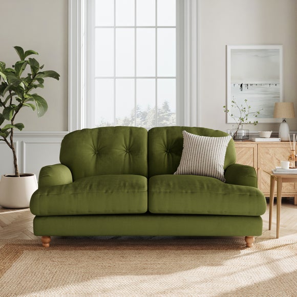 Martha Matte Plush Velvet 2 Seater Sofa - image 1