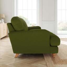 Martha Matte Plush Velvet 2 Seater Sofa - thumbnail 2