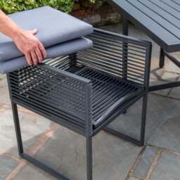 Sheringham Rope 4 Seater Cube Dining Set - thumbnail 5