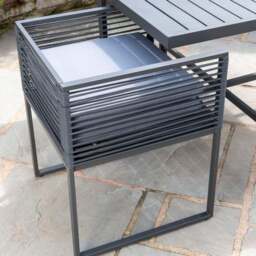 Sheringham Rope 4 Seater Cube Dining Set - thumbnail 3