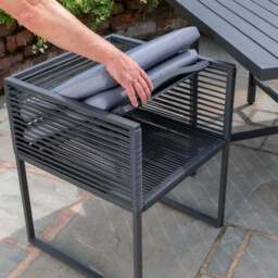 Sheringham Rope 4 Seater Cube Dining Set - thumbnail 4