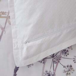 Dorma Purity Meadow Mauve 100% Cotton Oxford Pillowcase Pair - thumbnail 4
