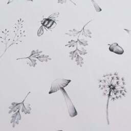 Sketched Woodland 100% Cotton Duvet Cover & Pillowcase Set - thumbnail 6