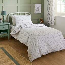 Sketched Woodland 100% Cotton Duvet Cover & Pillowcase Set - thumbnail 3