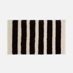 Black and Cream Stripe Cotton Mat - thumbnail 3