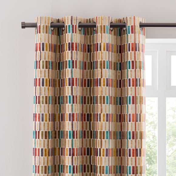 Pelosa Cut Velvet Eyelet Curtains - image 1