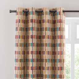 Pelosa Cut Velvet Eyelet Curtains - thumbnail 1