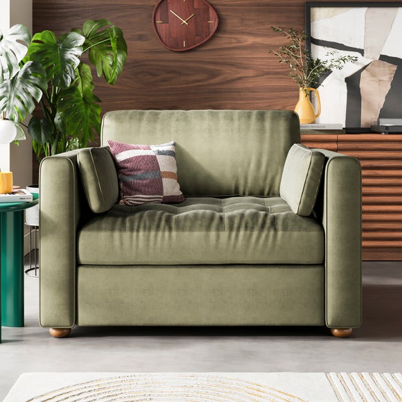Zoe II Velvet Snuggle Chair - image 1