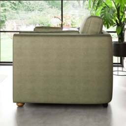 Zoe II Velvet Snuggle Chair - thumbnail 3
