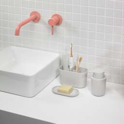 ReBorn Large Bathroom Caddy, Soap Dispenser & Soap Dish - thumbnail 1