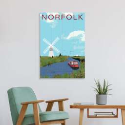 The Art Group Norfolk Wooden Wall Art - thumbnail 1