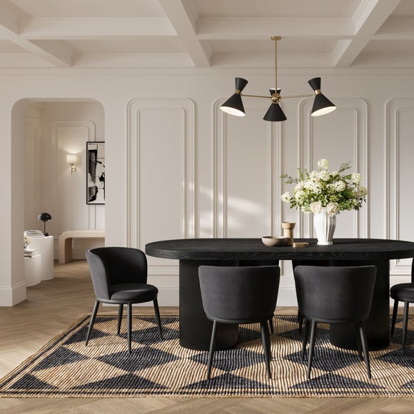 Nova Velvet Set of 2 Dining Chairs - image 1