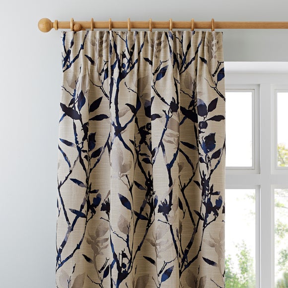 Zen Jacquard Pencil Pleat Curtains - image 1