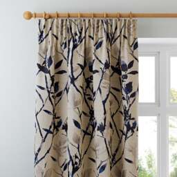 Zen Jacquard Pencil Pleat Curtains - thumbnail 1