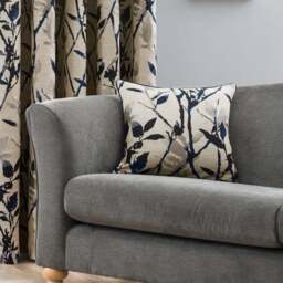 Zen Jacquard Pencil Pleat Curtains - thumbnail 4