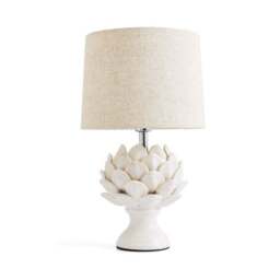 Dorma Brimstage Artichoke Linen Shade Table Lamp - thumbnail 6