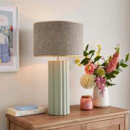Tallulah Scalloped Paint Your Own Table Lamp Base - thumbnail 4