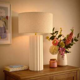 Tallulah Scalloped Paint Your Own Table Lamp Base - thumbnail 2