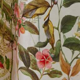 Dorma Rambling Rose Blackout Pencil Pleat Curtains - thumbnail 3