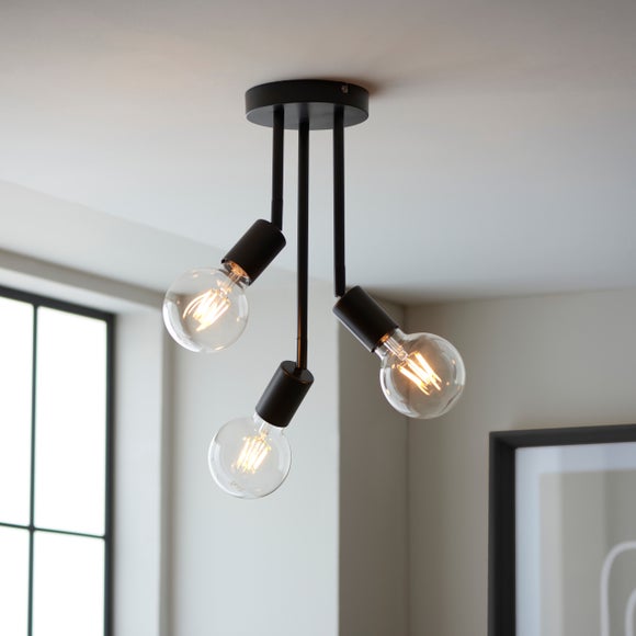 Koppla 3 Light Semi Flush Ceiling Light - image 1