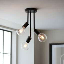 Koppla 3 Light Semi Flush Ceiling Light - thumbnail 1
