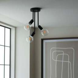 Koppla 3 Light Semi Flush Ceiling Light - thumbnail 4