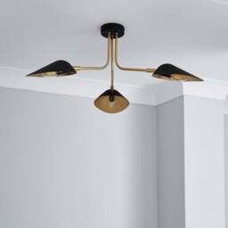 Savona 3 Light Semi Flush Ceiling Light - thumbnail 2