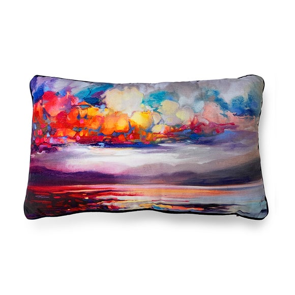 The Art Group Scott Naismith Stratocumulus Velvet Rectangle Cushion - image 1