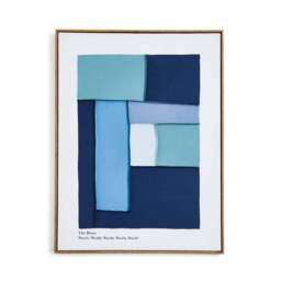 Origin of Colour The Blues Framed Canvas - thumbnail 3