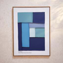 Origin of Colour The Blues Framed Canvas - thumbnail 1
