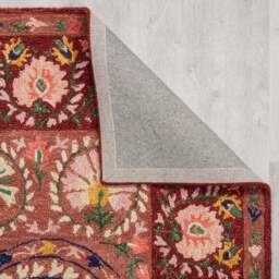 Hani Floral Wool Rug - thumbnail 3