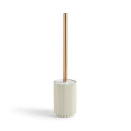 Modern Luxe Ribbed Resin Toilet Brush - thumbnail 3