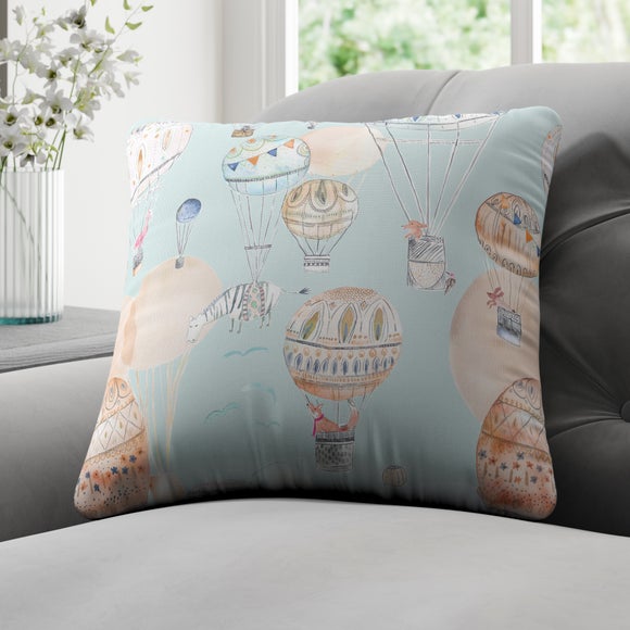 Little Adventurers Hot Air Balloon Made to Order Cushion Cover - image 1