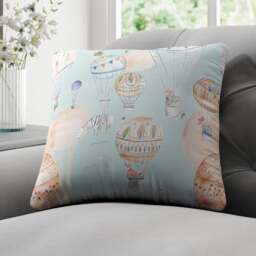 Little Adventurers Hot Air Balloon Made to Order Cushion Cover - thumbnail 1