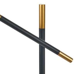Wanda White Orb and Black Metal Reading Floor Lamp - thumbnail 4