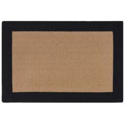 Herringbone Jute Border Doormat - thumbnail 2