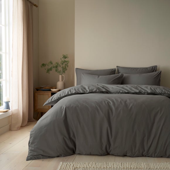 Soft Washed Cotton Duvet Cover & Pillowcase Set - image 1